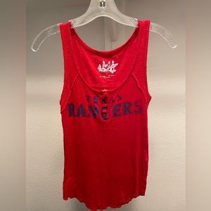Texas Rangers tank top
